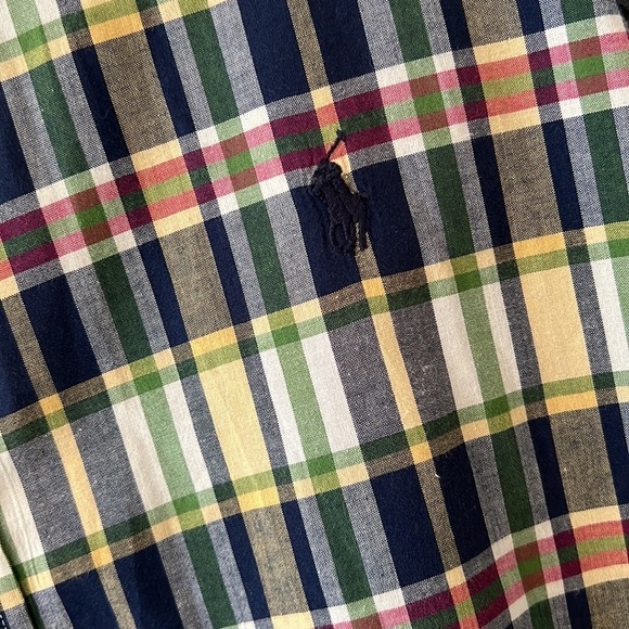 Ralph Lauren Madras Plaid Shirt - Picture 3 of 5
